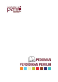 Buku pedoman pendidikan pemilih (ebook)