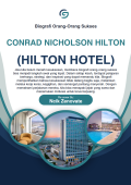Conrad Nicholson Hilton (Hilton Hotel) : Biografi orang sukses (ebook)