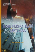 Pengantar ilmu perhotelan & restoran